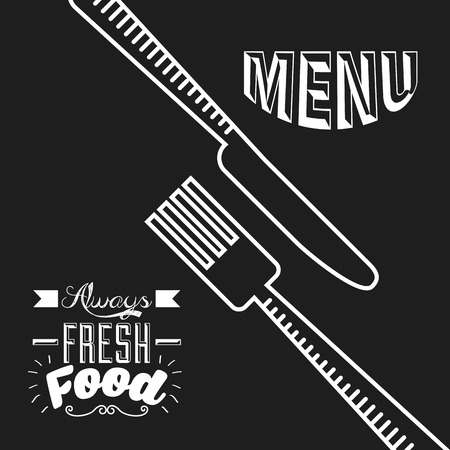 chalkboard menu design, vector illustration eps10 graphicのイラスト素材