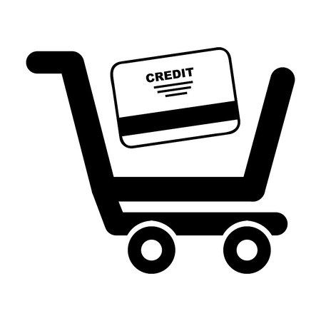 shopping cart design, vector illustration eps10 graphicのイラスト素材