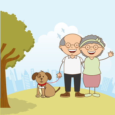 grandparents day design, vector illustration eps10 graphicのイラスト素材