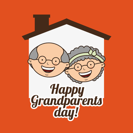 grandparents day design, vector illustration eps10 graphicのイラスト素材