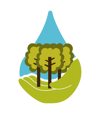 eco friendly design, vector illustration eps10 graphicのイラスト素材