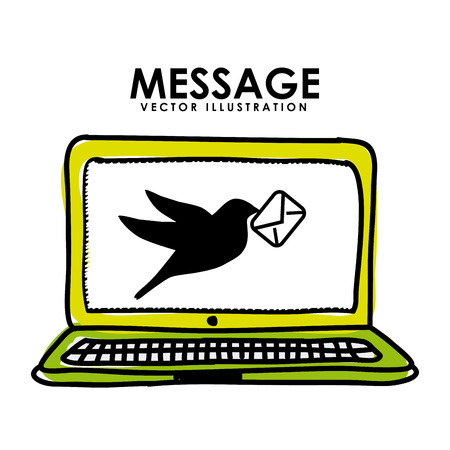 mail send design, vector illustration eps10 graphicのイラスト素材