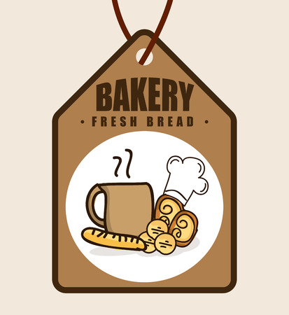 bakery shop design, vector illustration eps10 graphicのイラスト素材
