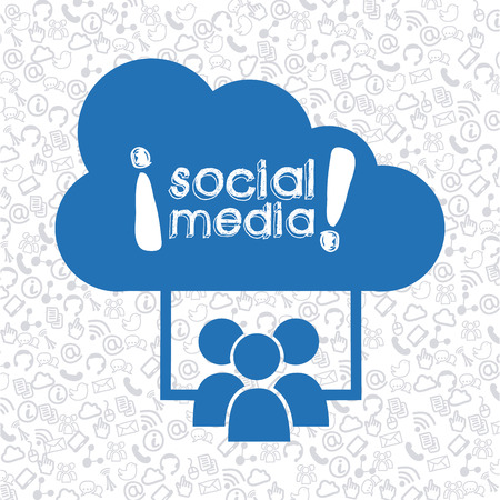 social media design, vector illustration eps10 graphicのイラスト素材