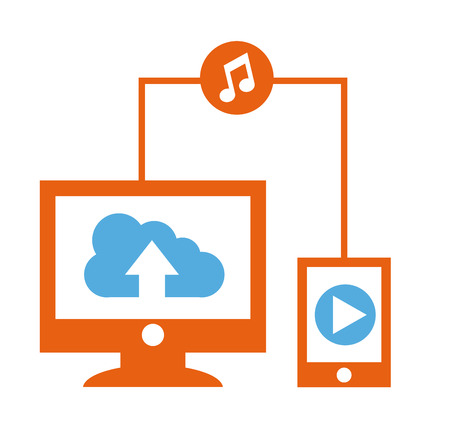 social media design, vector illustrationのイラスト素材