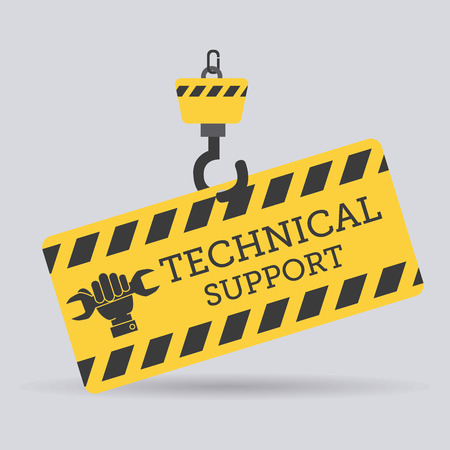 Technical design over white background, vector illustration.のイラスト素材