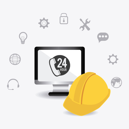 Technical design over white background, vector illustration.のイラスト素材