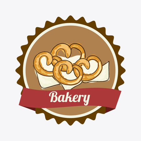 Bakery design over white background, vector illustration.のイラスト素材