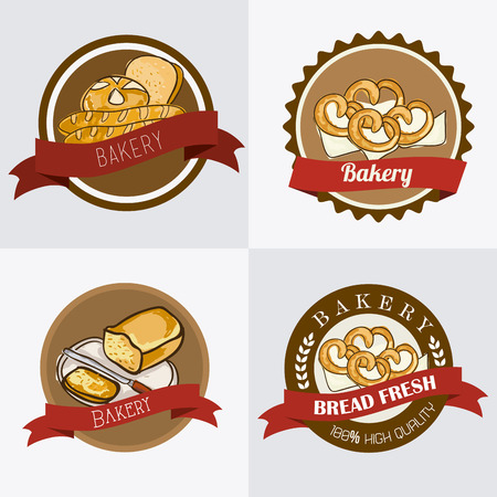 Bakery design over white background, vector illustration.のイラスト素材