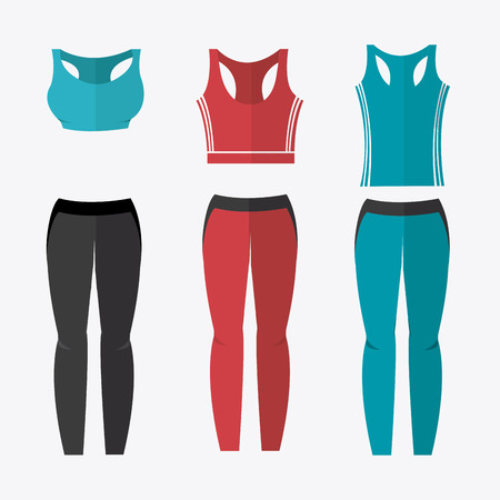 Fitness design over white background, vector illustration.のイラスト素材