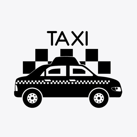 Taxi service design over white background, vector illustration.のイラスト素材