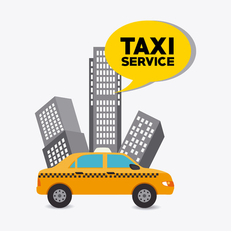 Taxi service design over white background, vector illustration.のイラスト素材