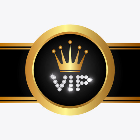 VIP design over white background, vector illustration.のイラスト素材