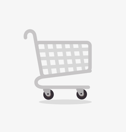 Shopping design over white background, vector illustration.のイラスト素材