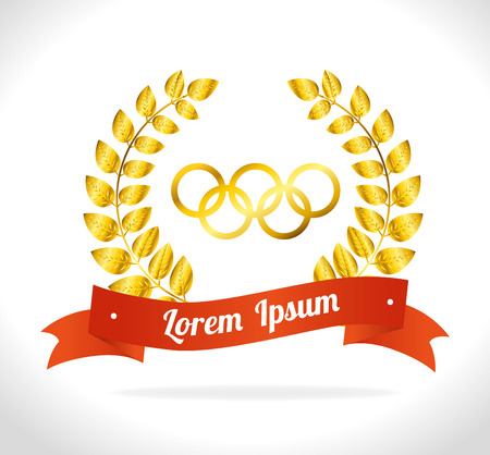 Sport design over white background, vector illustration.のイラスト素材