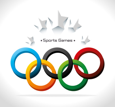 Sport design over white background, vector illustration.のイラスト素材