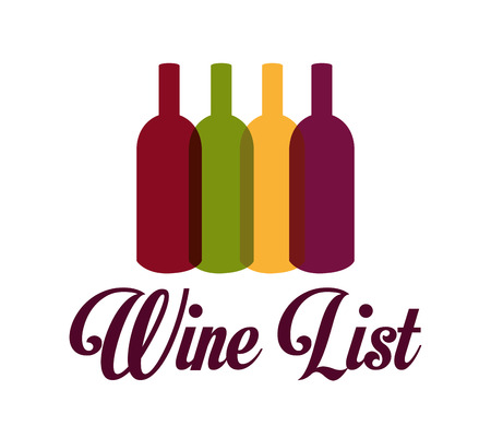 Wine design over white background, vector illustration.のイラスト素材