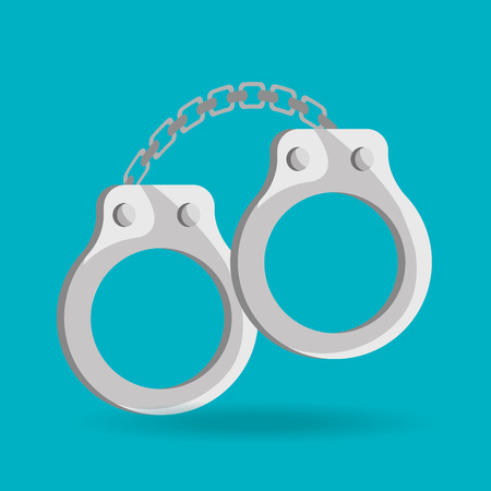 Law design over blue background, vector illustration.のイラスト素材