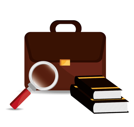 Law design over white background, vector illustration.のイラスト素材