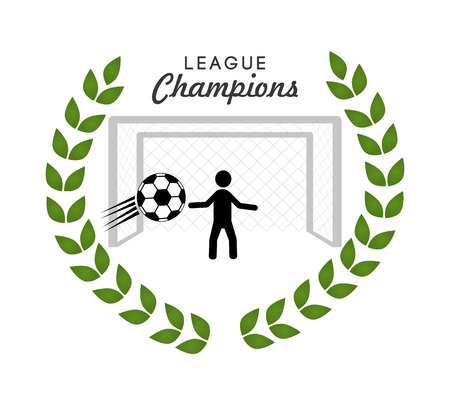 Sport design over white background, vector illustration.のイラスト素材