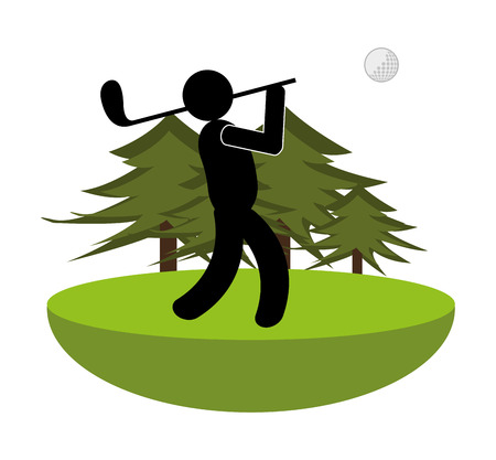 Sport design over white background, vector illustration.のイラスト素材