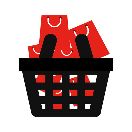 shopping icon design, vector illustration eps10 graphicのイラスト素材