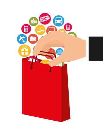 e-commerce icon design, vector illustration eps10 graphicのイラスト素材