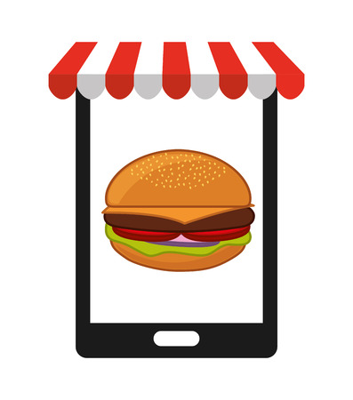 fast food commerce design, vector illustration eps10 graphicのイラスト素材