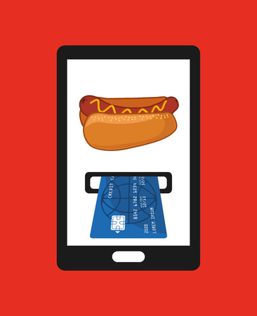 fast food commerce design, vector illustration eps10 graphicのイラスト素材