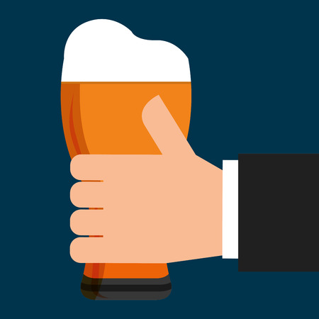 cold beer design, vector illustration eps10 graphicのイラスト素材