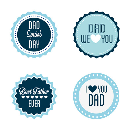 happy fathers day design, vector illustration eps10 graphicのイラスト素材