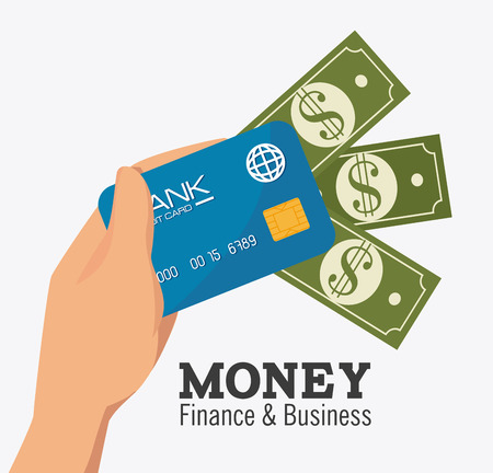 Money design over white background, vector illustration.のイラスト素材