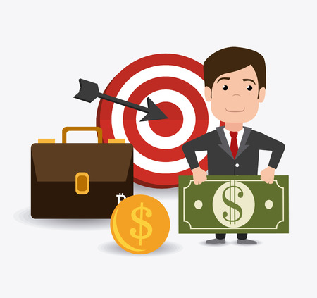 Money design over white background, vector illustration.のイラスト素材