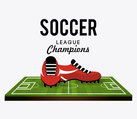 Sport design over white background, vector illustration.のイラスト素材