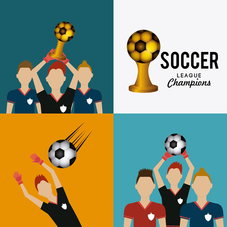 Sport design over colorful background, vector illustration.のイラスト素材