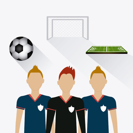 Sport design over white background, vector illustration.のイラスト素材