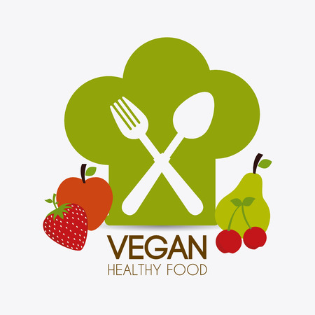 Food design over white background, vector illustration.のイラスト素材