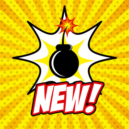 Comic design over colorful design, vector illustration.のイラスト素材