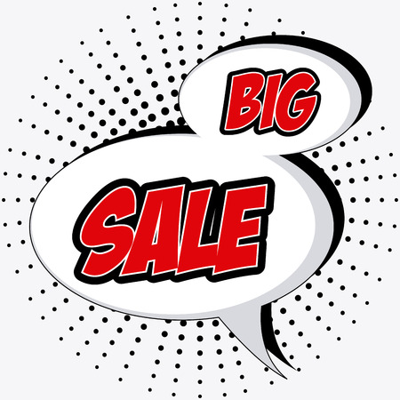 Comic design over white design, vector illustration.のイラスト素材