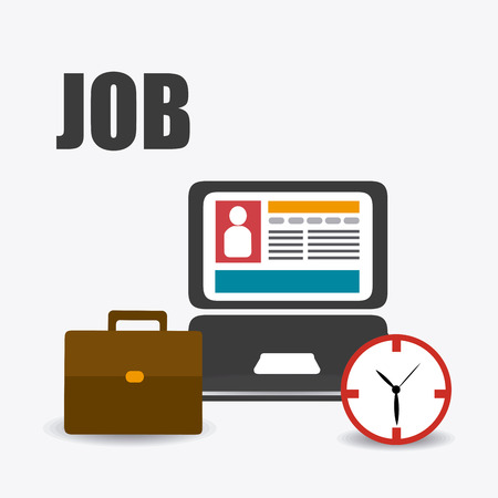 Human resources design over white background, vector illustration.のイラスト素材