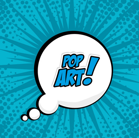 Comic design over colorful background, vector illustration.のイラスト素材