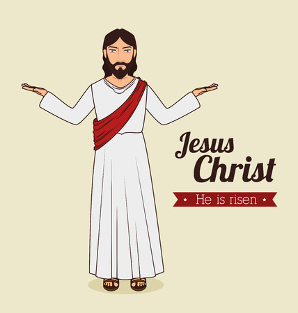 Christianity design over white background, vector illustration.のイラスト素材