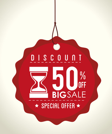 Shopping design over white のイラスト素材