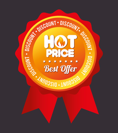 Shopping design over black background, vector illustration.のイラスト素材