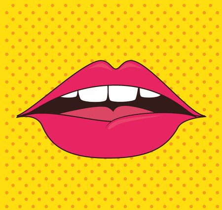 Comic design over colorful background, vector illustration.のイラスト素材