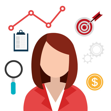 Business design over white background, vector illustration.のイラスト素材