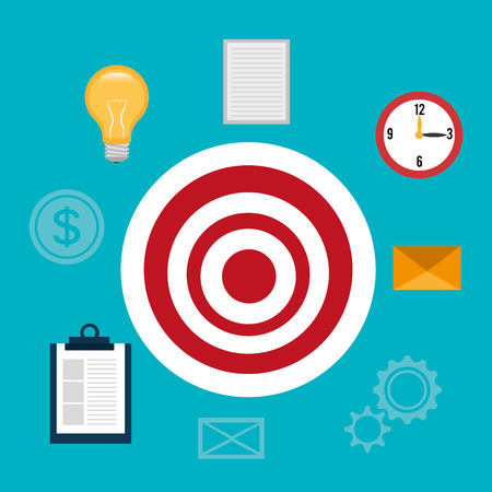 Business design over blue background, vector illustration.のイラスト素材