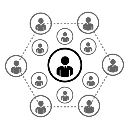 Teamwork design over white background, vector illustration.のイラスト素材