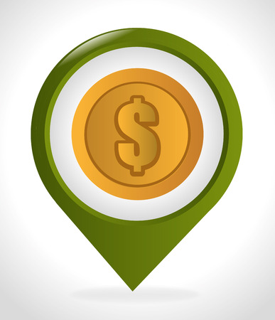 Money design over white background, vector illustration.のイラスト素材