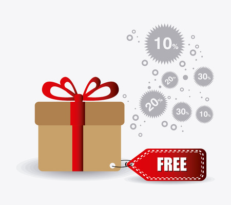 Free design over white background, vector illustration.のイラスト素材